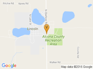 map of Alcona County Fairgrounds