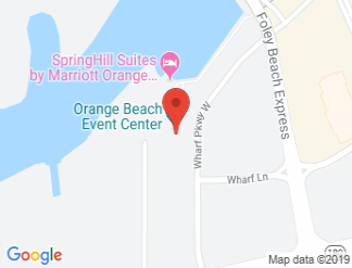 map of Orange Beach Event Center