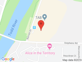 map of Alice Springs Convention Centre