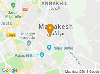 map of Mansour Eddahbi Congress Center