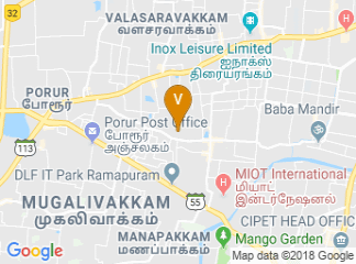 map of SRM Easwari Engineering College