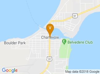 map of East Park, Downtown Charlevoix