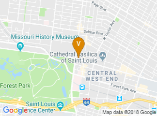 map of The Chase Park Plaza