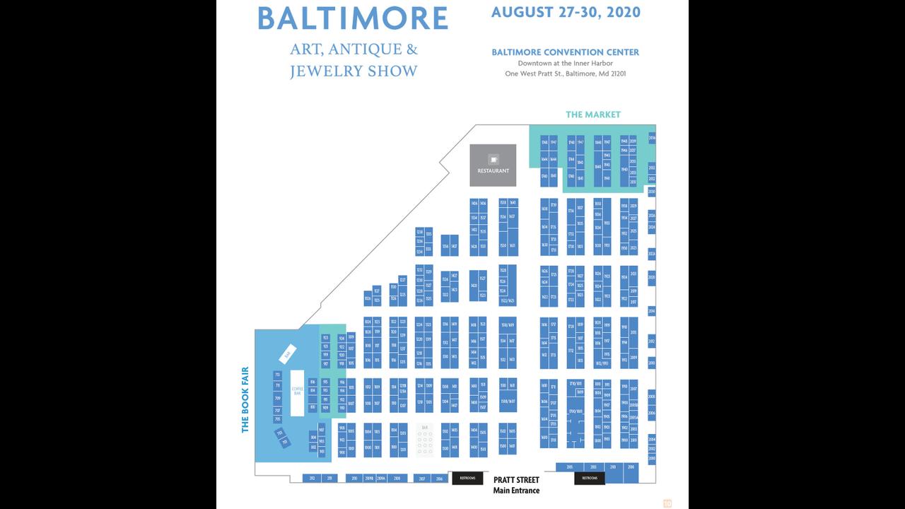 Baltimore Antique Show (Aug 2024), Baltimore Art, Antique & Jewelry