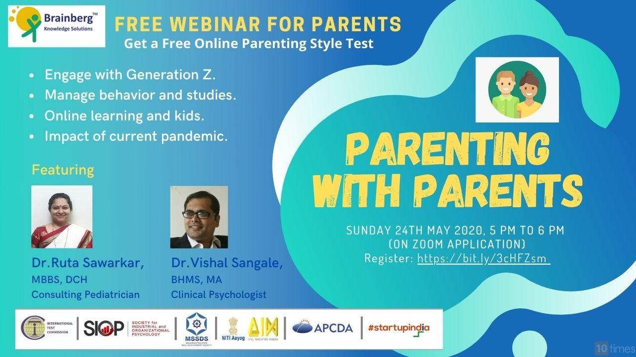 PARENTING WITH PARENTS (May 2020), Pune India - Workshop