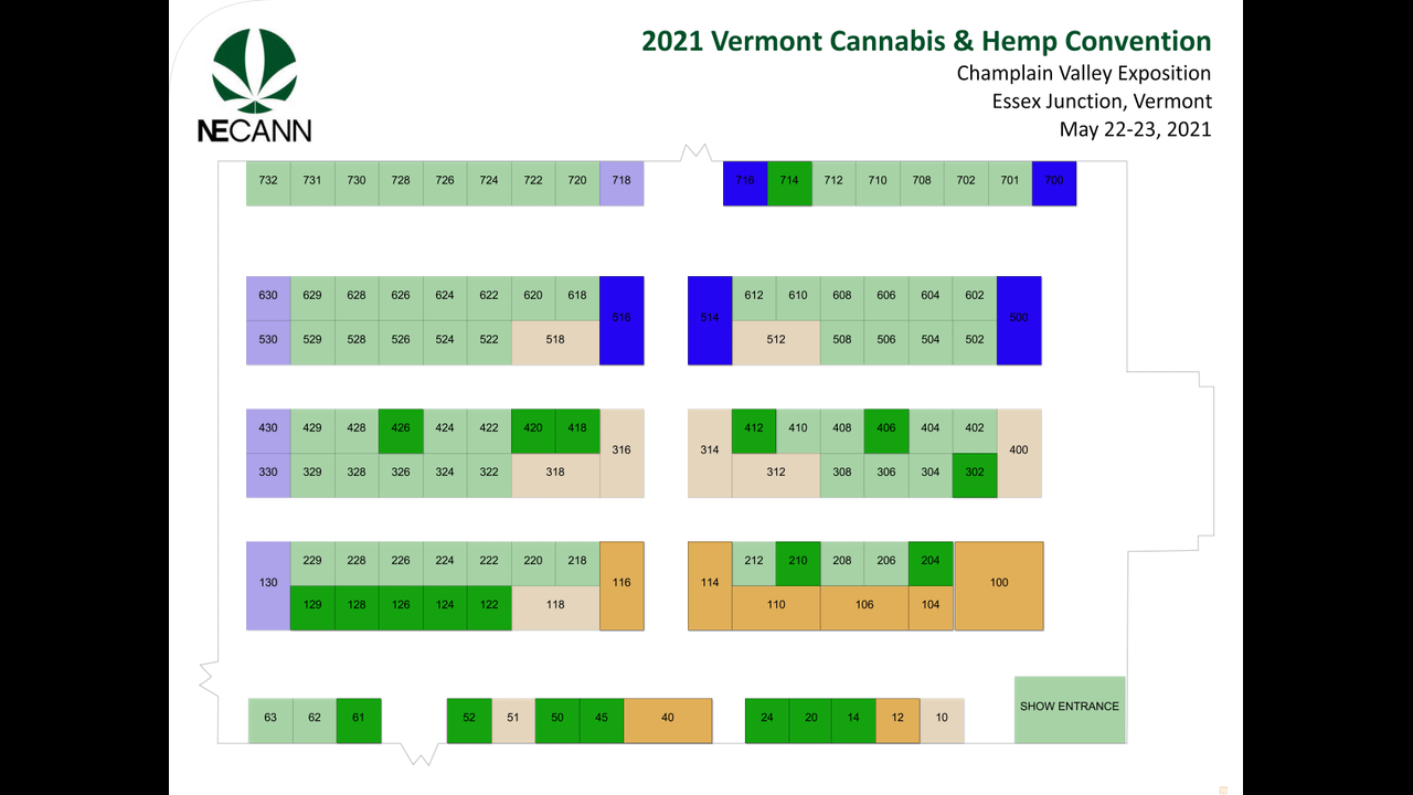 NECANN (Jun 2024), Vermont Cannabis & Hemp Convention, Burlington USA