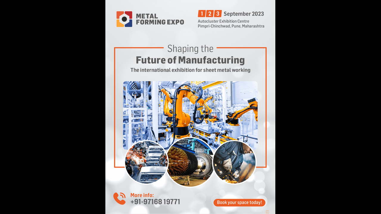 Metal Forming Expo (Sep 2023), Pune India - Trade Show