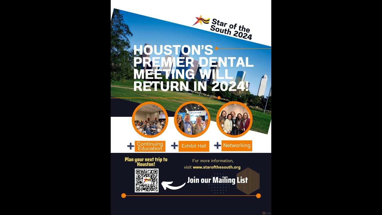 Star of the South Dental Meeting (Jan 2024), Houston USA Trade Show