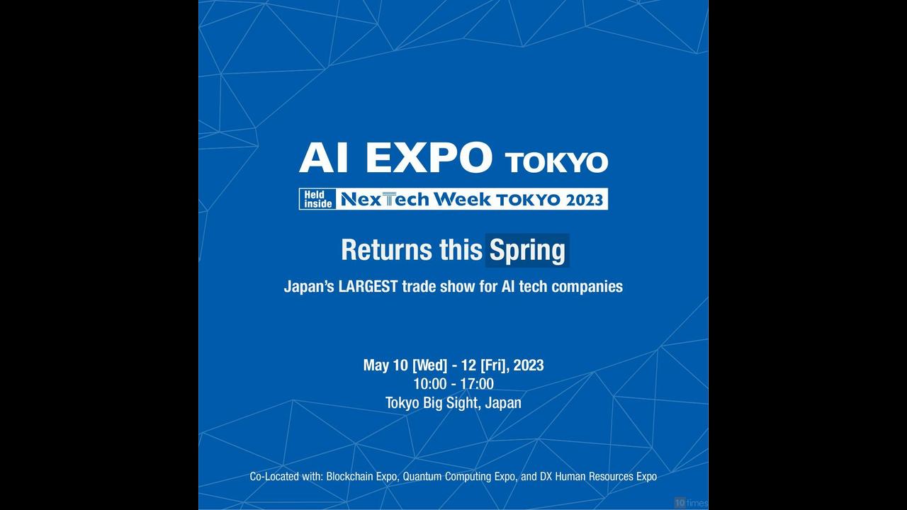 AI EXPO TOKYO (May 2024), Artificial Intelligence Expo, Koto Japan
