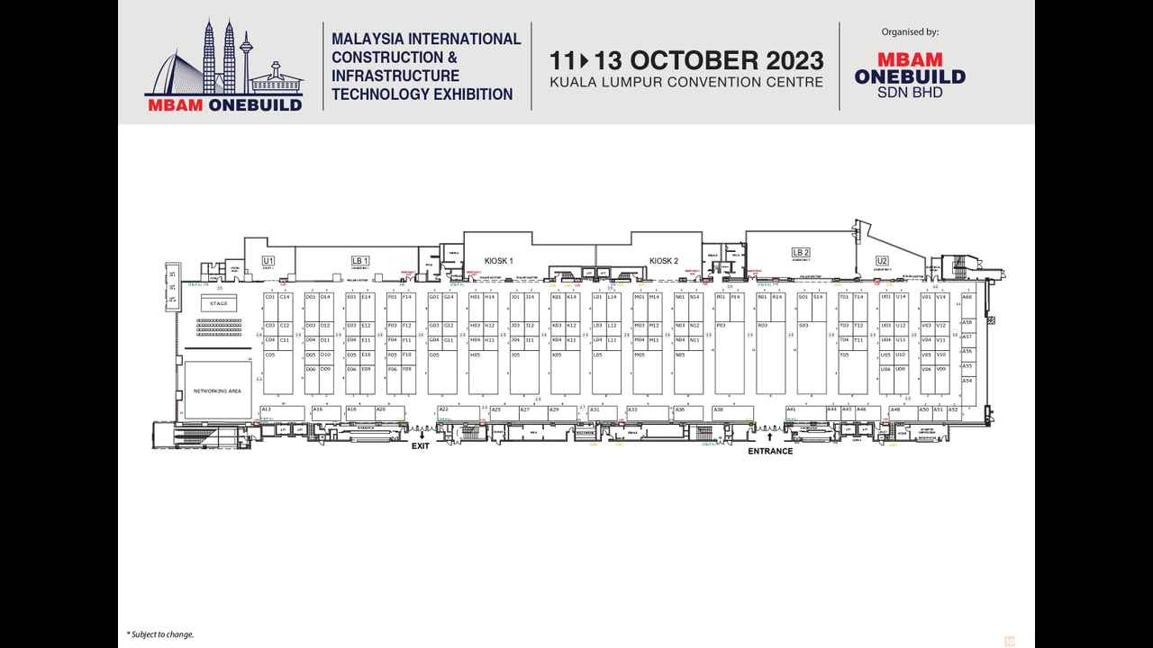 MBAMOneBuild (Aug 2024), MBAM OneBuild, Kuala Lumpur Malaysia - Trade Show