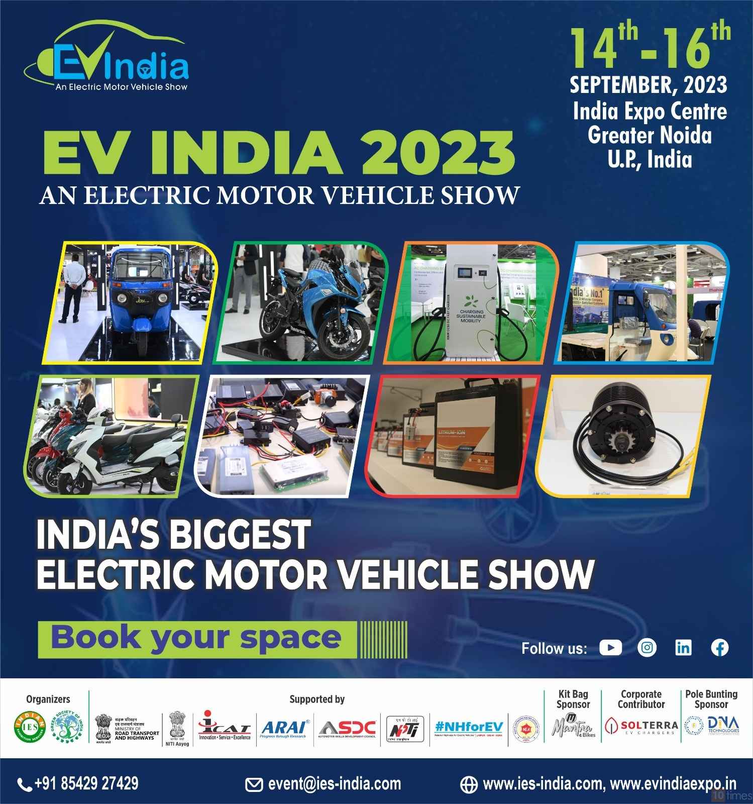 EV India Expo (Sep 2024), Greater Noida India Trade Show