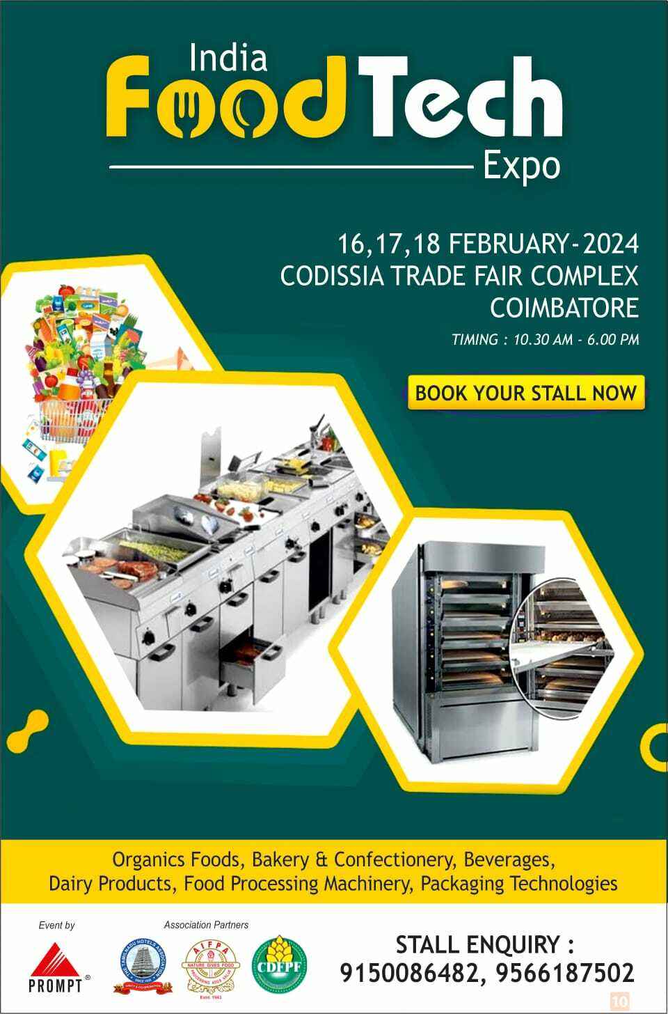 India Food Tech Expo (Feb 2024), Coimbatore India Trade Show