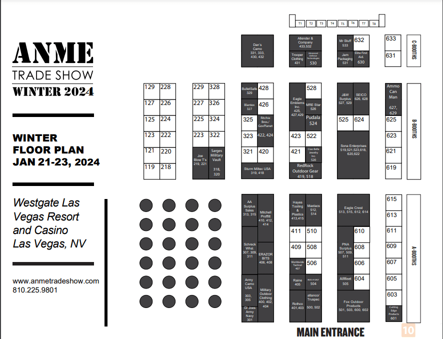 ANME (Jan 2024), ANME Trade Show, Las Vegas USA Trade Show