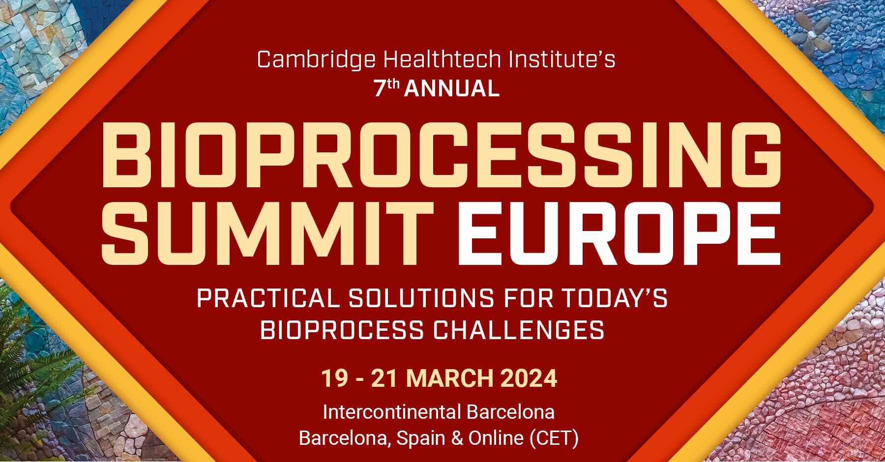 Bioprocessing Summit Europe (Mar 2024), Barcelona Spain Conference Bioprocessing Summit Europe (Mar 2024), Barcelona Spain Conference