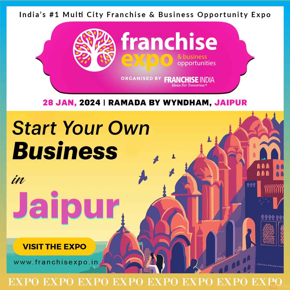 Franchise Expo & Business Opportunities Show Jaipur (Jan 2024), Jaipur